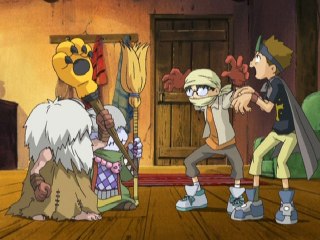 第26話 小世界! 風の強い谷のジジモン・ババモン