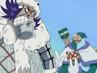 第87話 VSワポル軍団! バクバクの実の能力!