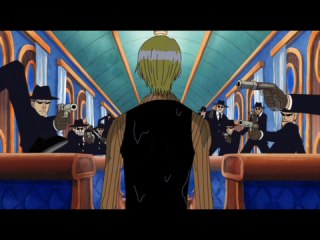 第253話 サンジ突入! 嵐の中の海列車バトル!