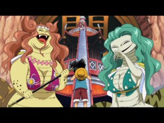 第413話 ルフィ大苦戦! ヘビ姉妹の覇気の力!!