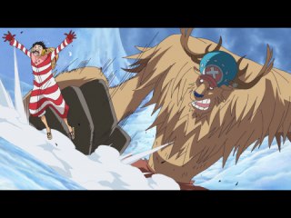 第593話 ナミを救え! ルフィ雪山の戦い