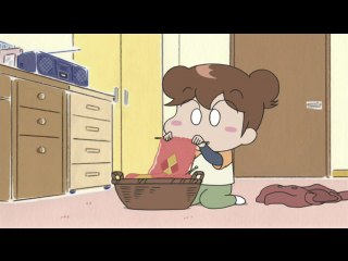 #516 みかん、マフラー編むっ