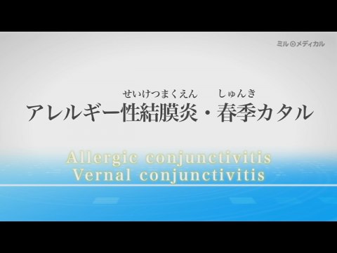 趣味 その他 2分で分かる やさしい医療辞典 目の病気 治療 無料 1話 アレルギー性結膜炎 春季カタル フル動画 初月無料 動画配信サービスのビデオマーケット