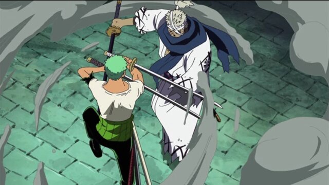 第362話 屋根に舞う斬撃!! 決着ゾロVSリューマ