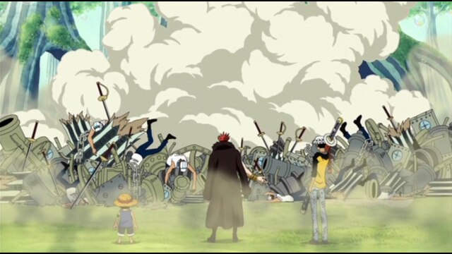 第399話 包囲網を突破せよ! 海軍VS三人の船長