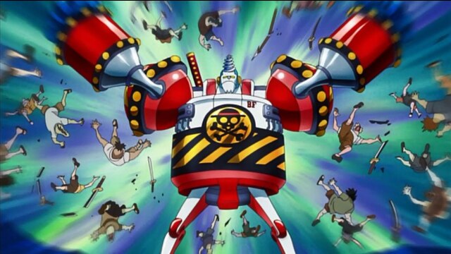 第557話 鉄の海賊! フランキー将軍登場