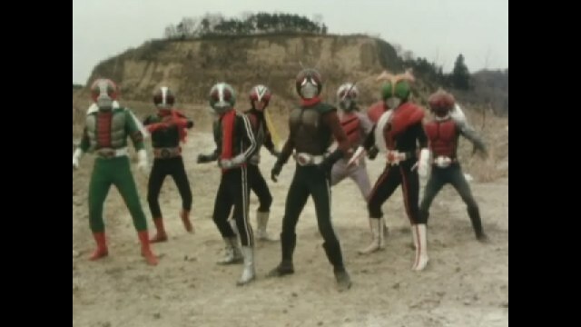 第27話 戦車と怪人ニ世部隊!8人ライダー勢ぞろい