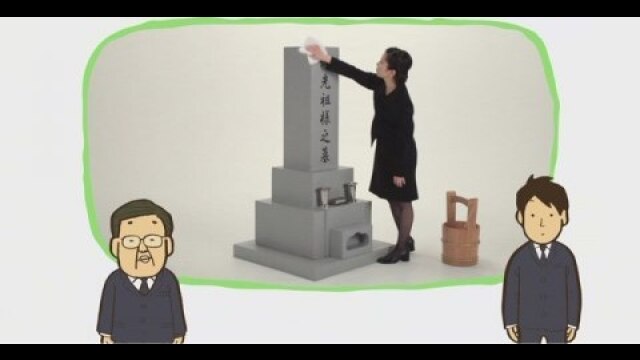 #6 【葬儀で/葬儀の後で】喪主の謝辞/僧侶への礼/出棺のときの作法/お清め(通夜ぶるまい)の作法/葬儀から帰宅した後のお清め/墓参りの手順/供養の仕方/仏壇へのお参りの作法
