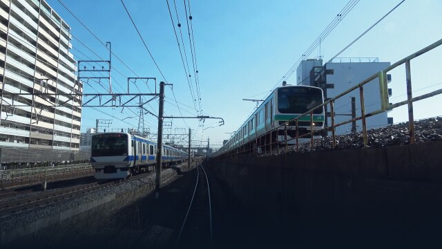 185系で行く 団体臨時列車「ぐるっと北総水郷185」 運転席展望