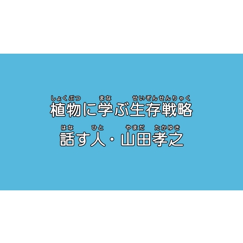 無料視聴あり その他 植物に学ぶ生存戦略 話す人 山 の動画 初月無料 動画配信サービスのビデオマーケット