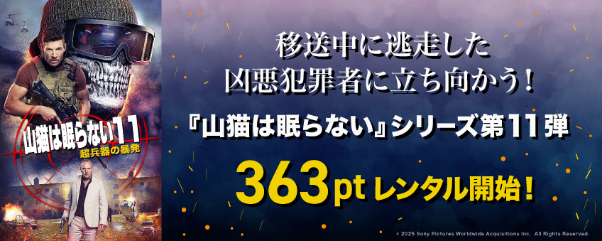 『山猫は眠らない11 超兵器の暴発』配信記念